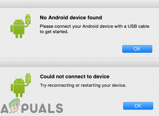 Android failu pārsūtīšana nedarbojas MacOS (labot)