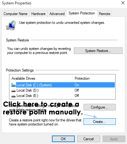 systemgendannelse i Windows 10-4