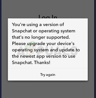Correção: Bluestacks Snapchat não funciona
