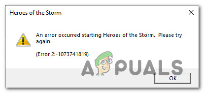 Como corrigir o ‘Erro 2: -1073741819’ com Heroes Of the Storm