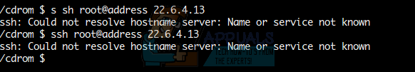 Solución: Error de SSH 'no se pudo resolver el servidor de nombre de host'