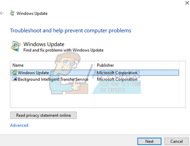 Oprava: Zlyhanie služby Windows Update KB4019472