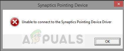 درست کریں: Synaptics Pointing Device Driver سے رابطہ قائم کرنے سے قاصر