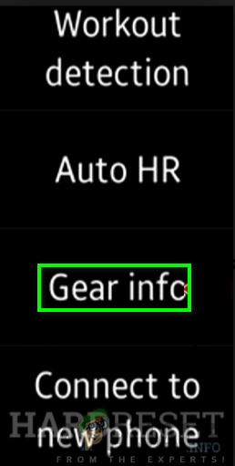 Gear info