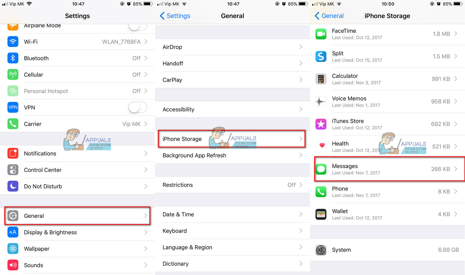 Kuidas dokumente ja andmeid oma iPhone'ist iOS 11-s kustutada