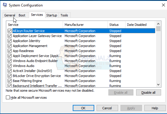 Javítás: Az MSCONFIG nem menti a változásokat a Windows 10 rendszeren