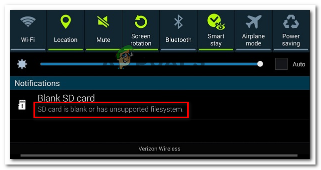 Fix: SD-kort er tomt eller har ikke støttet filsystem