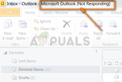 Solució: l'Outlook no respon
