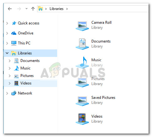 Hvordan flytte biblioteker-mappen over “Denne PCen” på Windows 10