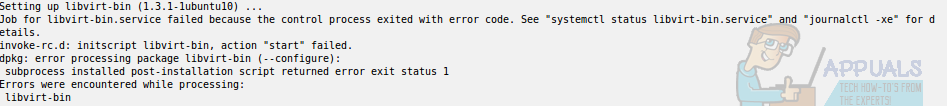 REŠENO: Napaka »Ni mogoče inicializirati revizijske plasti: dovoljenje zavrnjeno« v libvirt-bin po nadgradnji Ubuntu Server 14.04 na Ubuntu Server 16.04