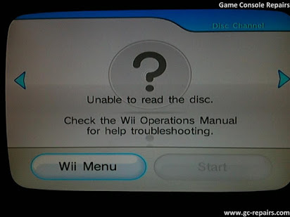 Diska na Wii-ju ni mogoče prebrati