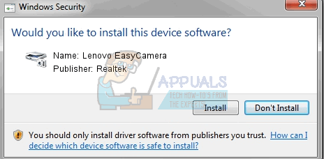 Kaip išspręsti „Lenovo EasyCamera“ problemas „Windows 10“