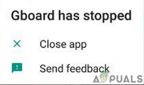 Korjaus: Gboard ei toimi