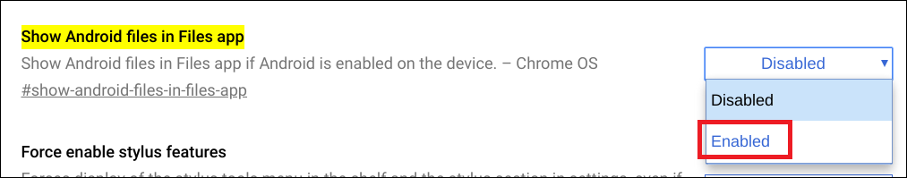 Kako omogućiti pregledavanje datoteka Android u OS Chrome