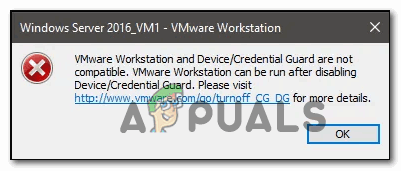 Solución: VMware Workstation y Device / Credential Guard no son compatibles