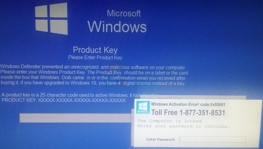 แก้ไข: ข้อผิดพลาดในการเปิดใช้งาน Windows 0x55601 หรือ 0x44578