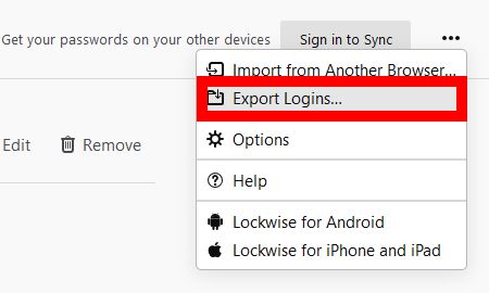 Starta om Chrome för att aktivera lösenordsimport