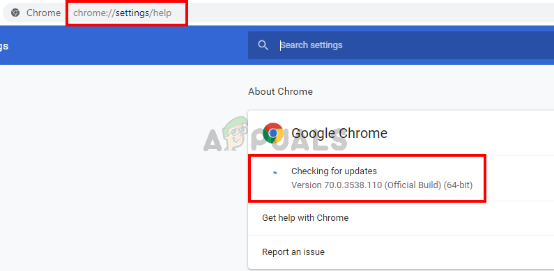 Frissítse a Google Chrome-ot