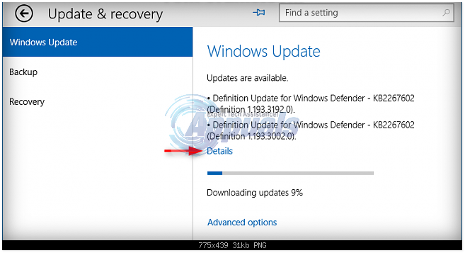 windows defender oppdaterer ikke-7