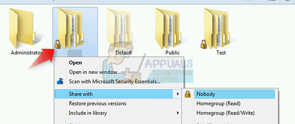 Riippulukon tai lukituskuvakkeen poistaminen tiedostoista Windows 10: ssä