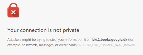 फिक्स: ERR_CERT_COMMON_NAME_INVALID Private कनेक्शन निजी नहीं ’