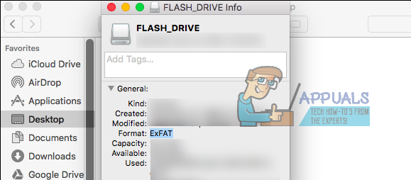 Como formatar o flash drive em um Mac