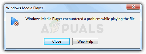 Correção: o Windows Media Player encontrou um problema ao reproduzir o arquivo