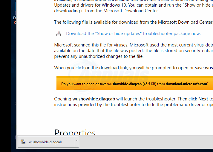 деинсталирайте актуализации на Windows 10