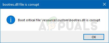 Sådan ordnes Korrupt Bootres.dll-fil på Windows 10?
