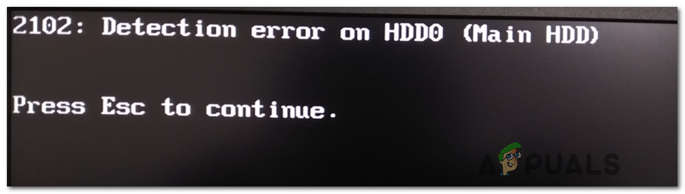 Cum se remediază eroarea Lenovo „Eroare de detectare pe HDD0 (HDD principal)”
