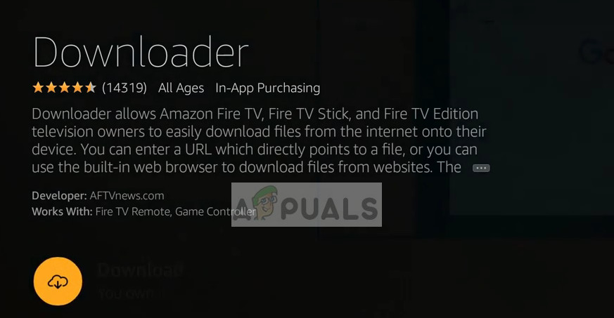 Downloader - Amazon App store Firestick
