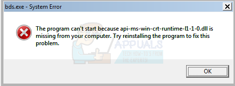 Поправка: „api-ms-win-crt-heap-I1-1-0.dll“ липсва на вашия компютър