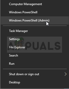 Executando o Windows PowerShell como administrador