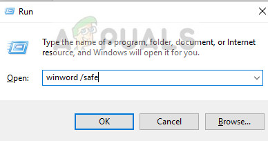 Wordin avaaminen vikasietotilassa Windows 10: ssä
