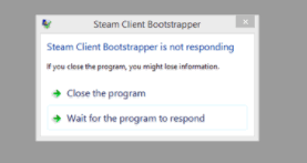 修正：Steamクライアントのブートストラップが応答しない