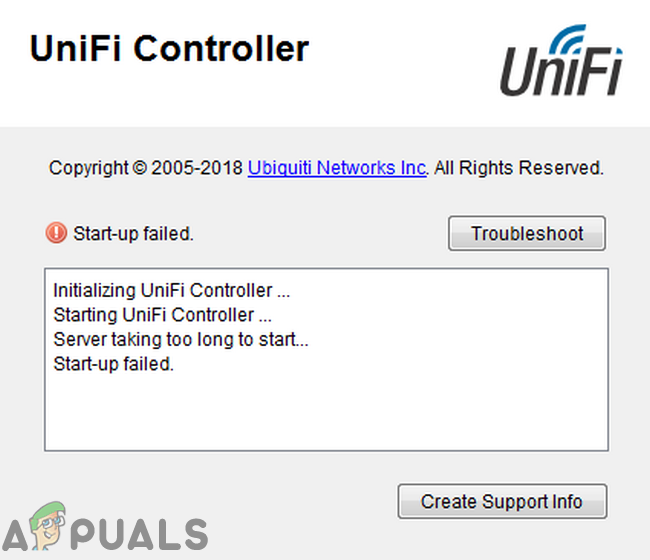 Solució: ha fallat l'inici del controlador Unifi