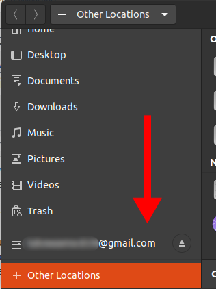 Hvordan få tilgang til Google Drive fra Ubuntu File Manager?
