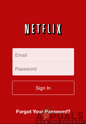 Melden Sie sich bei Ihrem Netflix-Konto an