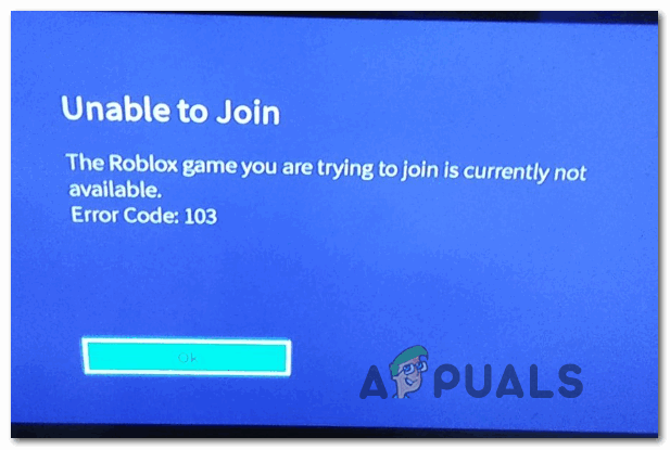 Как исправить «Код ошибки -103» Roblox на Xbox One?