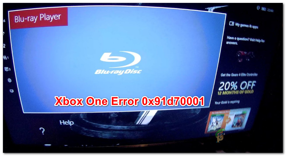 Como corrigir erro do Xbox One 0x91d70001?