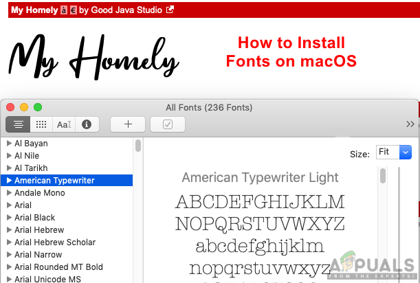 Paano Mag-install ng Mga Font sa macOS