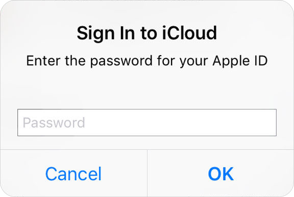 Ha az iPhone folyamatosan kéri, hogy jelentkezzen be az iCloudba