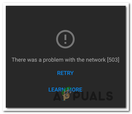 كيفية إصلاح خطأ الشبكة 503 على موقع يوتيوب