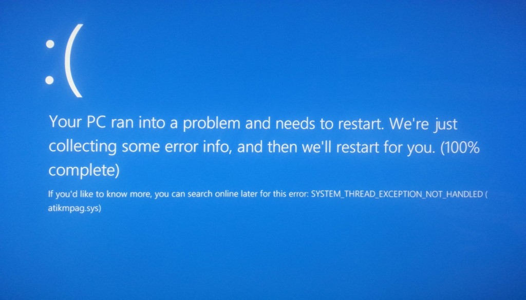 Correção: erro BSOD atikmdag.sys no Windows 10