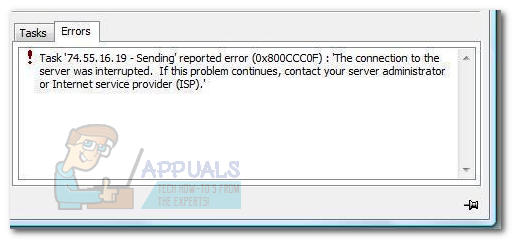 Popravek: ID napake pošte Windows Live 0x800ccc0f