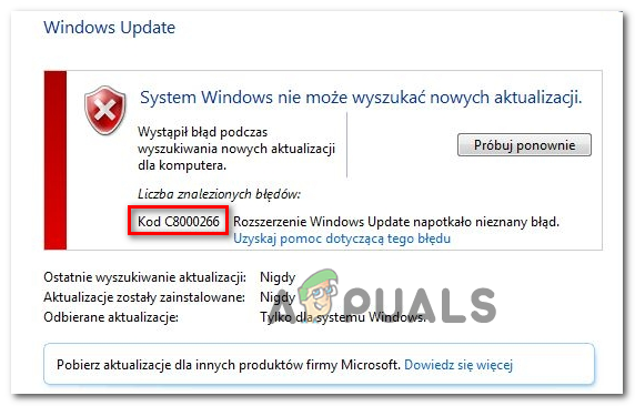 Como corrigir o erro de atualização do Windows 10 C8000266?