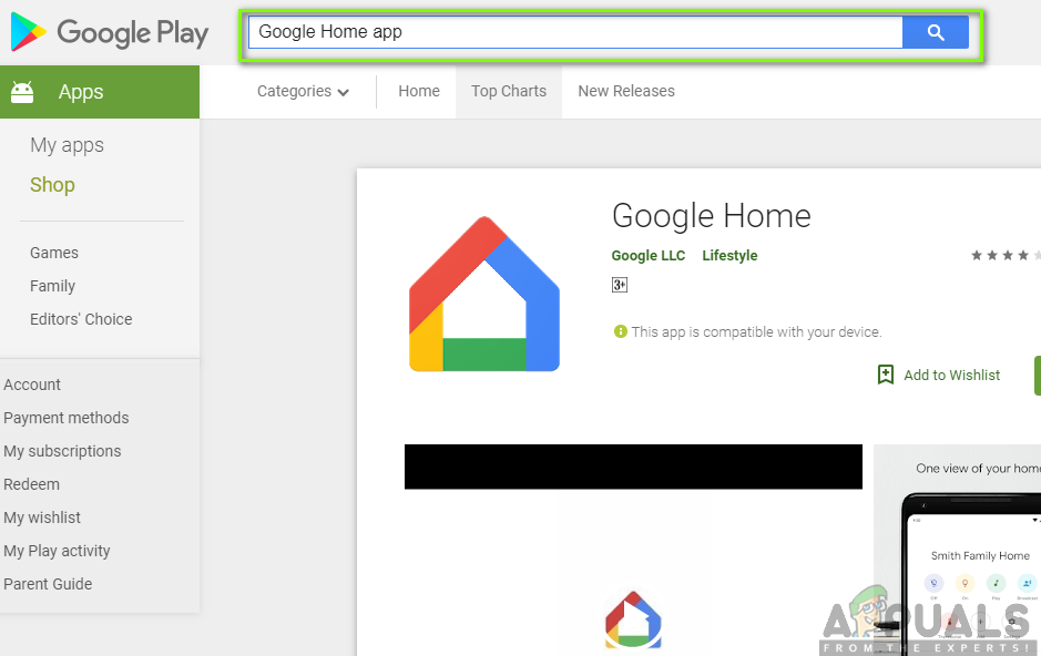 application google home
