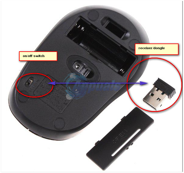 REVISIÓN: El mouse inalámbrico no funciona