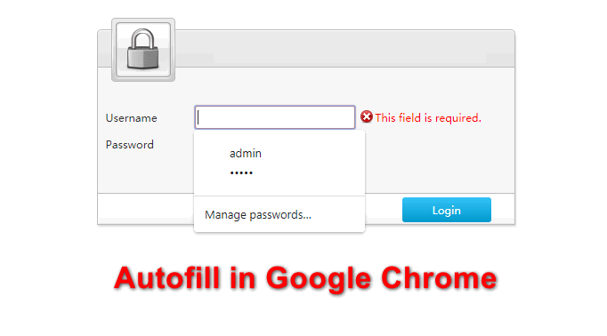 Google Chrome से स्वतः भरण प्रविष्टियां निकालना
