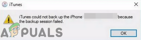 Korjaus: iPhone Backup Session epäonnistui